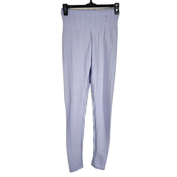 Forever 21 Women Legging Scrunch Butt Lift Training Yoga Purple Medium Honeycomb - Picture 1 of 7